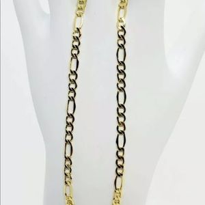 Nice 10k yellow gold Figaro style chain!
